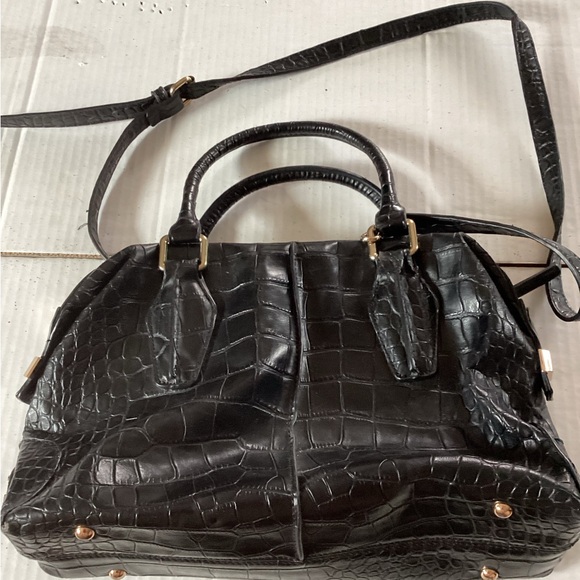 Christian Lacroix Handbags - Christian Lacroix Black Crossbody Satchel Bag Purse Rn # 137646